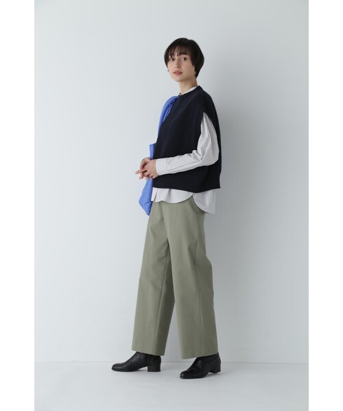 「human woman」 長袖ブラウス MEDIUM ケリーグリーン レディースの画像