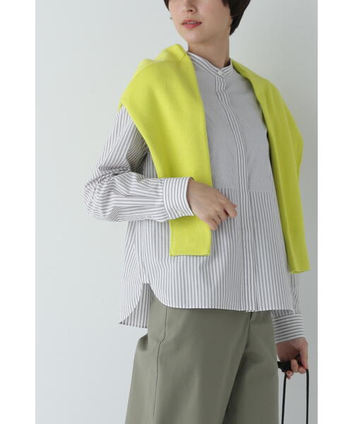 「human woman」 長袖ブラウス MEDIUM ケリーグリーン レディースの画像