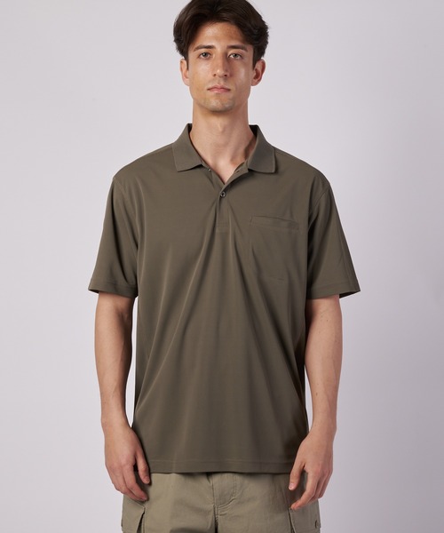 Eddie Bauer（エディーバウアー） ポロシャツ 半袖 ポリエステルカノコ