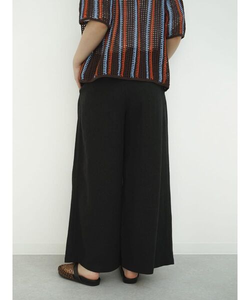 パンツ 4tucks linen pants レディース