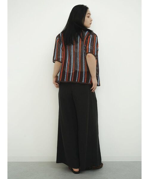 パンツ 4tucks linen pants レディース