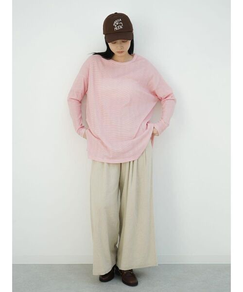 パンツ 4tucks linen pants レディース