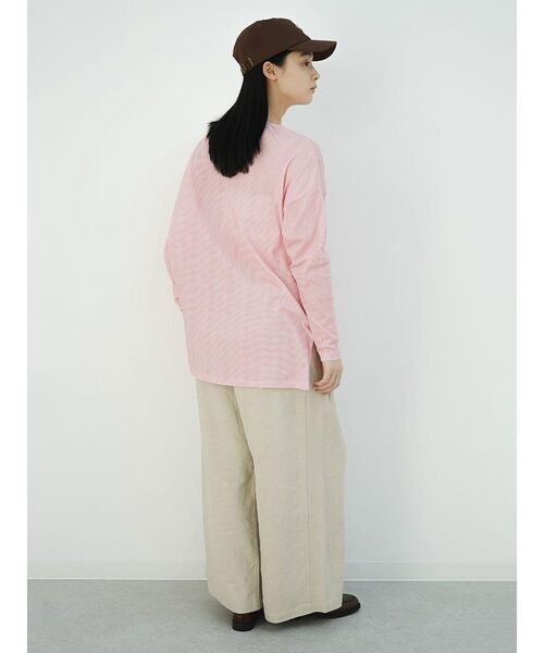 パンツ 4tucks linen pants レディース