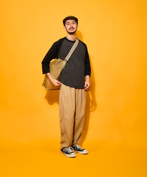 「WALLA WALLA SPORT」 7分袖Tシャツ - レッド メンズ_画像5