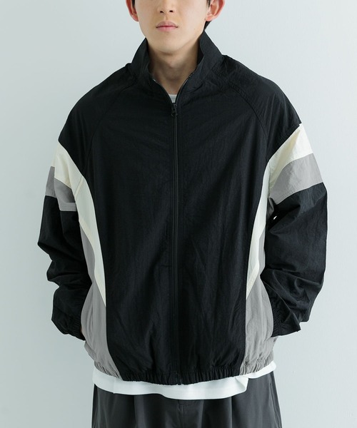 「ITEMS URBANRESEARCH」 ナイロンブルゾン LARGE ブラック メンズ_画像2
