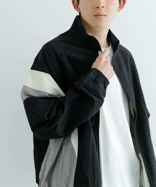 「ITEMS URBANRESEARCH」 ナイロンブルゾン LARGE ブラック メンズ_画像4