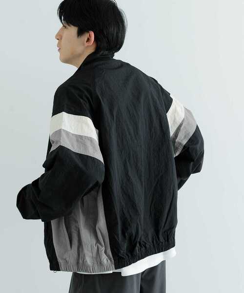 「ITEMS URBANRESEARCH」 ナイロンブルゾン LARGE ブラック メンズ_画像5