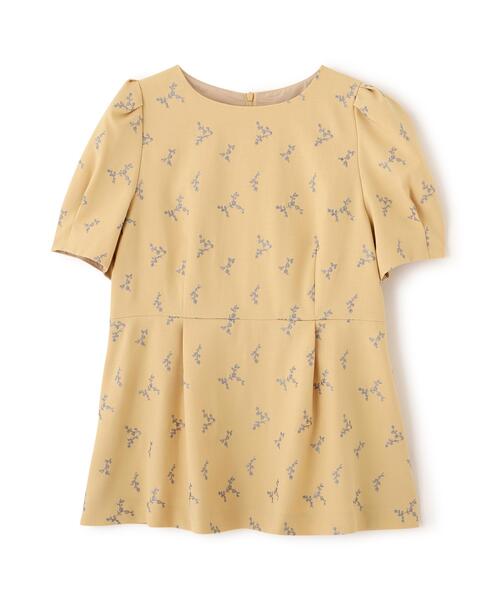 新品タグ付き★NATURAL BEAUTY BASIC ラメ刺繍ペプラムブラウス NATURAL BEAUTY BASIC（ナチュラルビューティーベーシック） ブラウス
