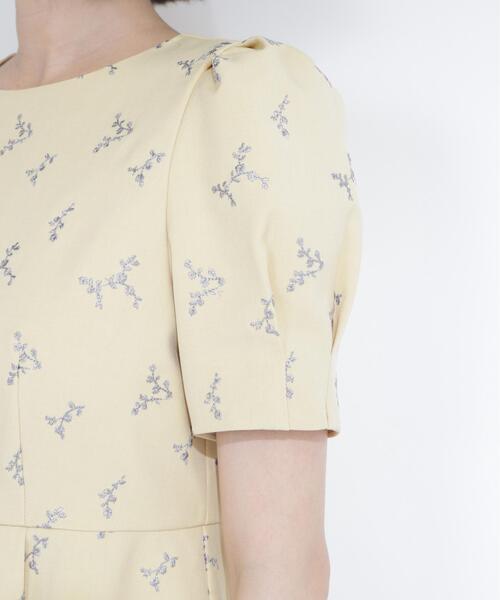 NATURAL BEAUTY BASIC（ナチュラルビューティーベーシック） ブラウス NATURAL BEAUTY BASIC ラメ刺繍ペプラムブラウス