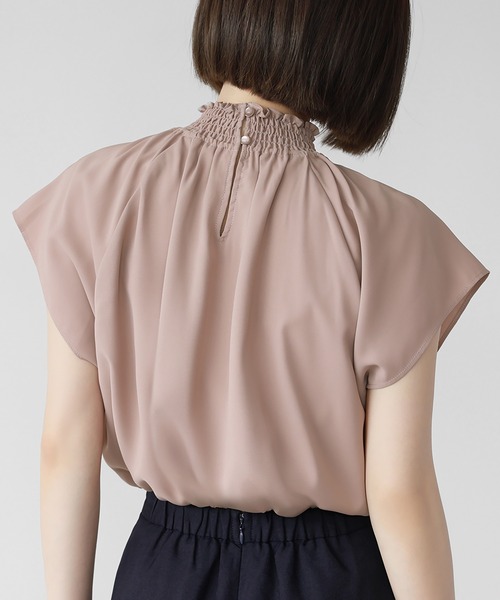 「Flolia」 半袖ブラウス M オフホワイト レディース_画像2