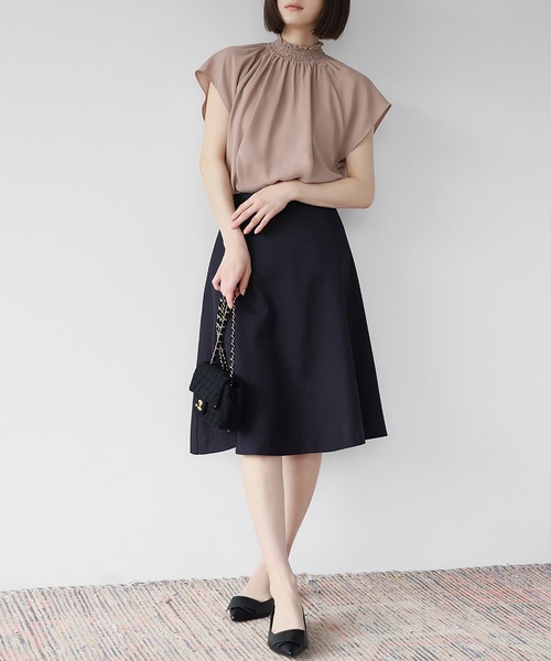 「Flolia」 半袖ブラウス M オフホワイト レディース_画像8