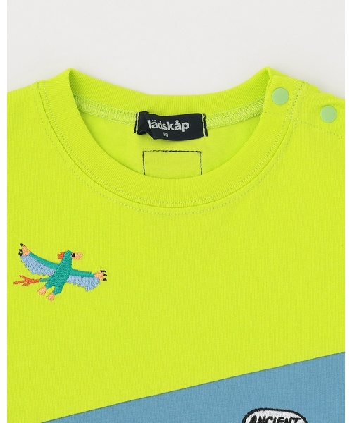 クレードスコープ　Tシャツ9枚セット　130 kladskap（クレードスコープ） tシャツ 太古の生き物切替半袖Tシャツ