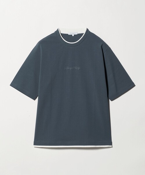 A DAY IN THE LIFE tシャツ ポンチ エンブロイダリー フェイク