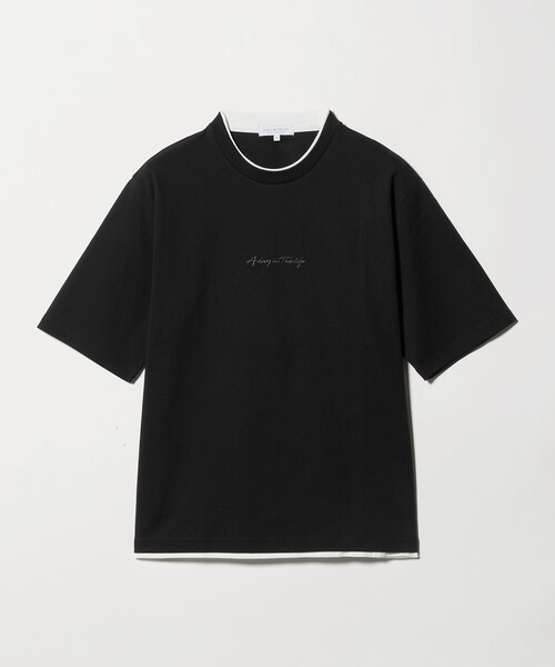 A DAY IN THE LIFE tシャツ ポンチ エンブロイダリー フェイク
