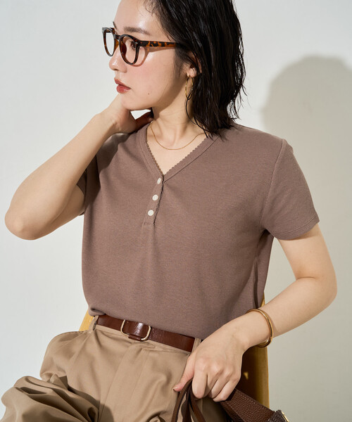 FREAK'S STORE（フリークスストア） ヘンリーネック tシャツ 半袖 限定