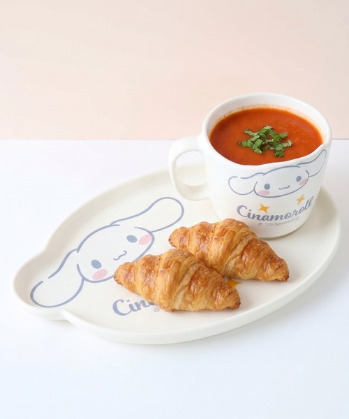 sanrio（サンリオ） 食器 陶器製 モーニングセット（CUP ＆ PLATE SET