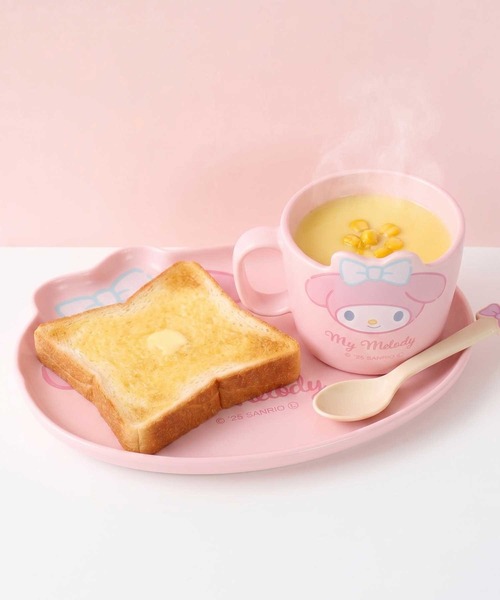 sanrio（サンリオ） 食器 陶器製 モーニングセット（CUP ＆ PLATE SET