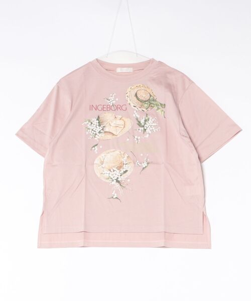 tシャツ シャポードミュゲワンポイントpt.カットソー レディースの画像