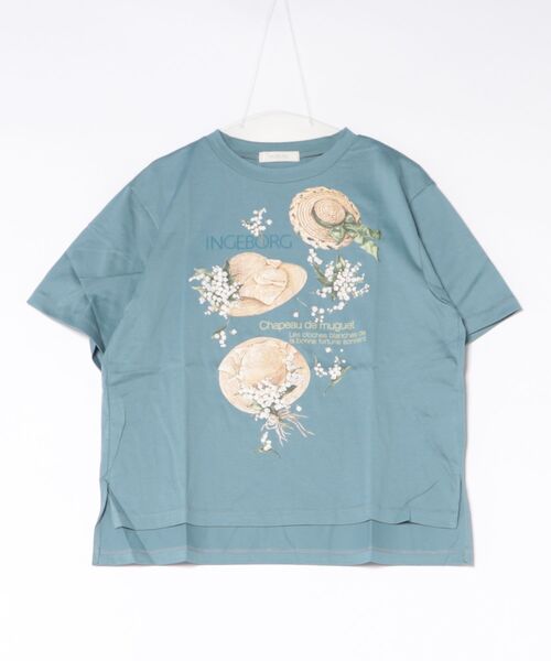 tシャツ シャポードミュゲワンポイントpt.カットソー レディースの画像