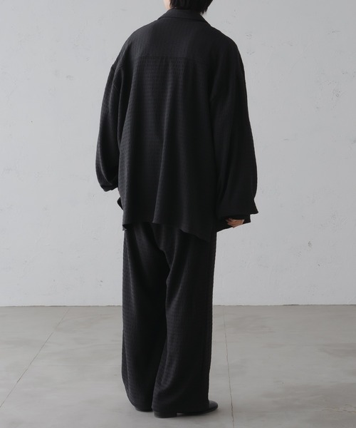 「epnok」 長袖シャツ LARGE ブラック メンズ_画像3