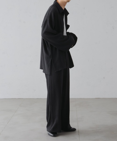 「epnok」 長袖シャツ LARGE ブラック メンズ_画像4