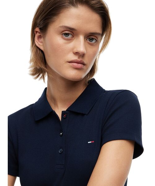 TOMMY JEANS（トミー・ジーンズ） ワンピース 半袖 リブボディ