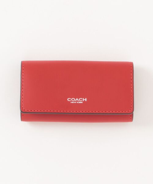 新品★COACH コーチ 定価19,800円 レザー 6連キーケース リング付き COACH（コーチ） キーケース 6 リング キー ケース : ZOZOTOWN Yahoo