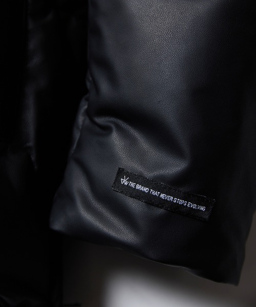 ダウンジャケット ダウン PRIME LEATHER DOWN JACKET メンズ レディースの画像