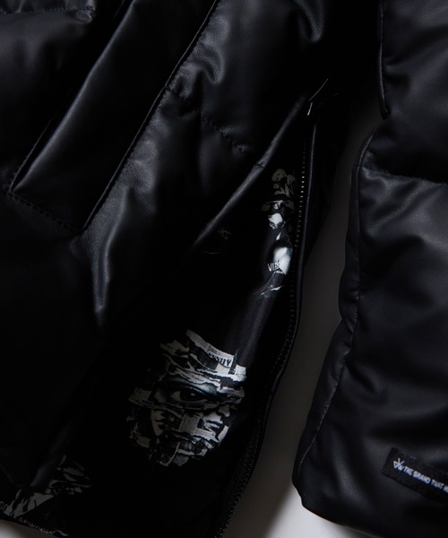 ダウンジャケット ダウン PRIME LEATHER DOWN JACKET メンズ レディースの画像