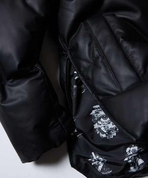 ダウンジャケット ダウン PRIME LEATHER DOWN JACKET メンズ レディースの画像