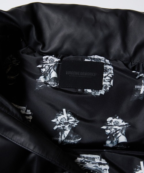 ダウンジャケット ダウン PRIME LEATHER DOWN JACKET メンズ レディースの画像