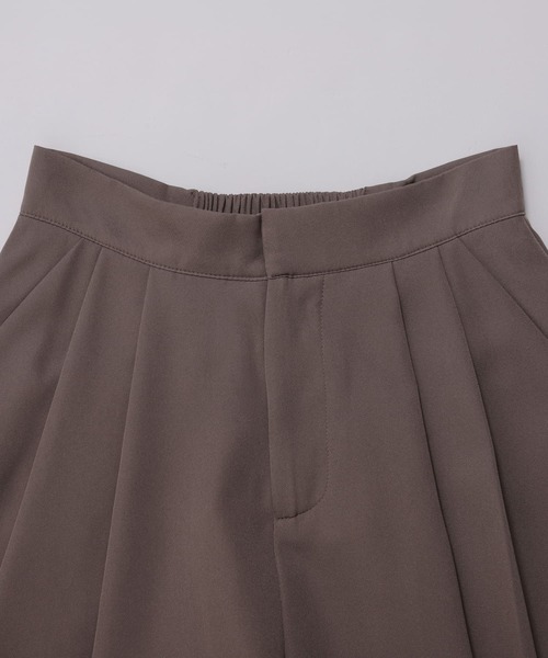Mirenue パンツ タックフレアショートパンツ レディース : ZOZOTOWN Mirenue パンツ タックフレアショートパンツ レディース : ZOZOTOWN