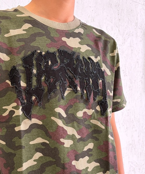 BAYBLO tシャツ (SF) edakka コットン100% カツラギ生地 貼付け 韓国