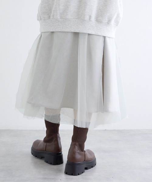 「w closet」 キャミソールワンピース FREE ライトグレー レディース_画像9