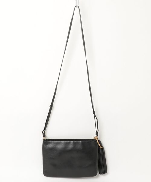 「SAINT LAURENT PARIS」 Teen monogram shoulder バッグ - ブラック レディース_画像2