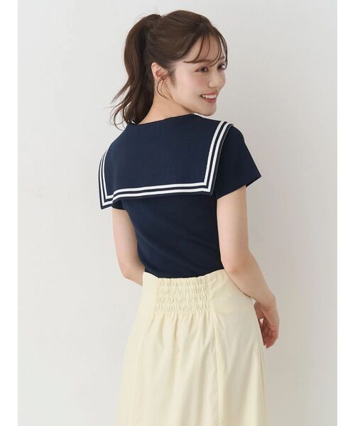 MERCURYDUO 半袖 セーラーニット 新品タグ付き MERCURYDUO