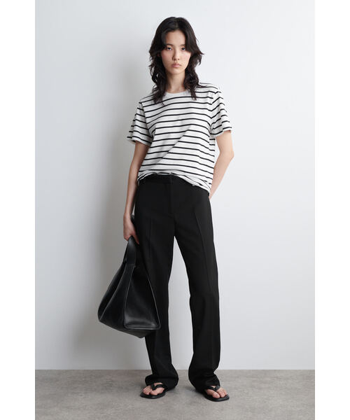 「COS」 半袖Tシャツ S ダークブラウン レディース_画像2