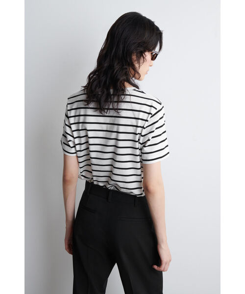 「COS」 半袖Tシャツ S ダークブラウン レディース_画像3