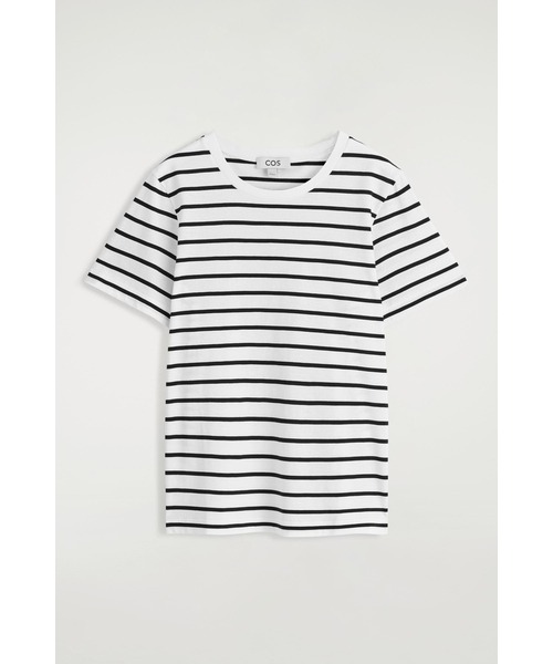 「COS」 半袖Tシャツ S ダークブラウン レディース_画像4