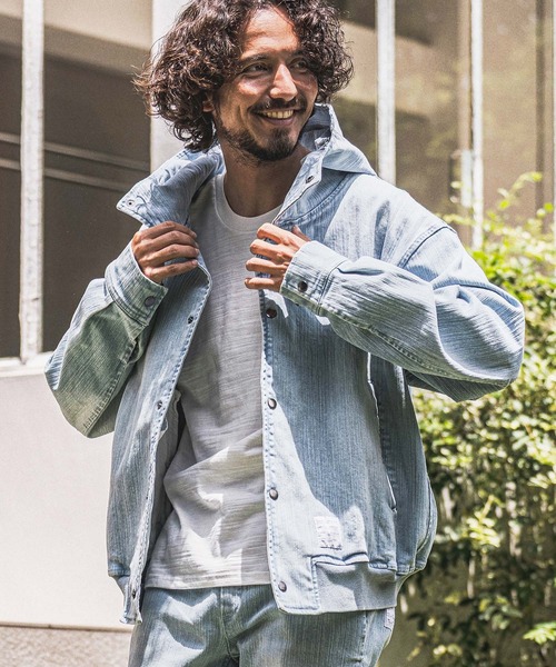 wjk reluxe パーカー mpa4184- Denim Hoodie デニムパーカー(WR26W-18