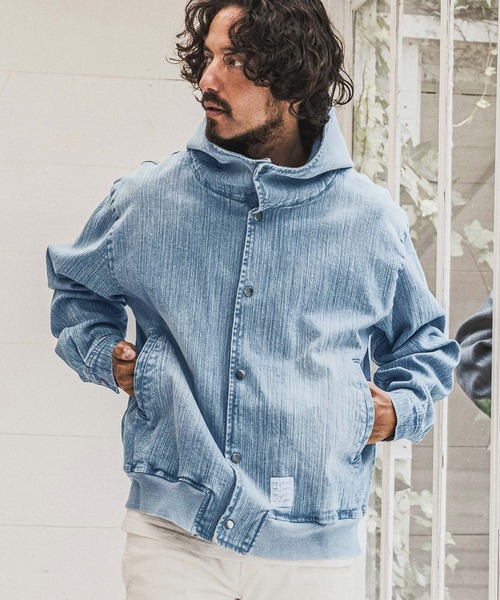 wjk reluxe パーカー mpa4184- Denim Hoodie デニムパーカー(WR26W-18