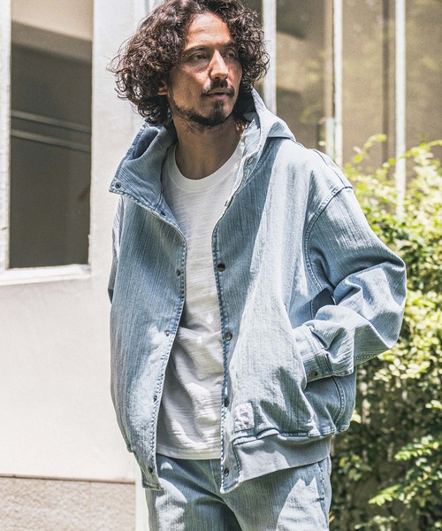 wjk reluxe パーカー mpa4184- Denim Hoodie デニムパーカー(WR26W-18