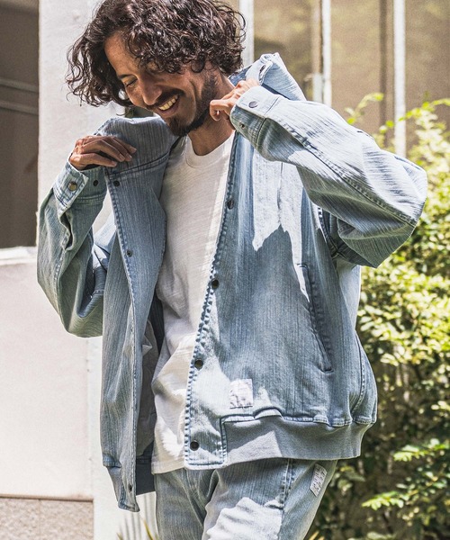 ゆる@即購入大歓迎！ wjk reluxe パーカー mpa4184- Denim Hoodie デニムパーカー(WR26W-18