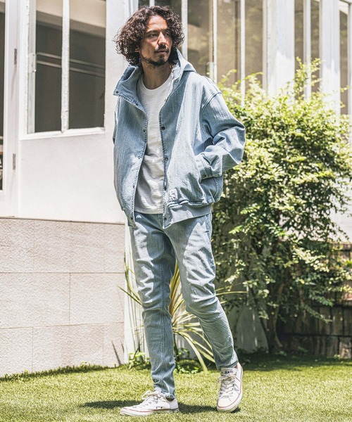 wjk reluxe パーカー mpa4184- Denim Hoodie デニムパーカー(WR26W-18