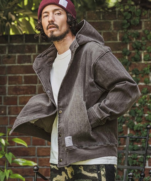 ゆる@即購入大歓迎！ wjk reluxe パーカー mpa4184- Denim Hoodie デニムパーカー(WR26W-18