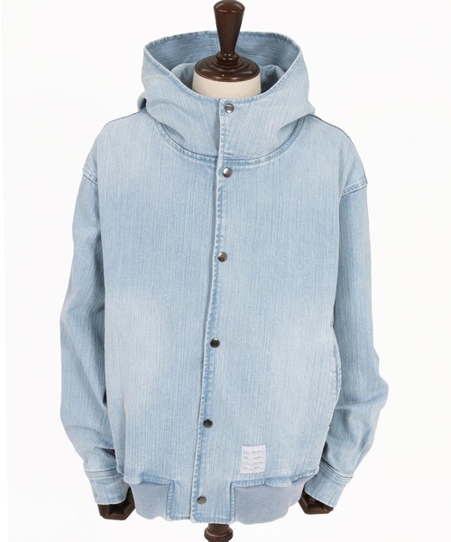 wjk reluxe パーカー mpa4184- Denim Hoodie デニムパーカー(WR26W-18