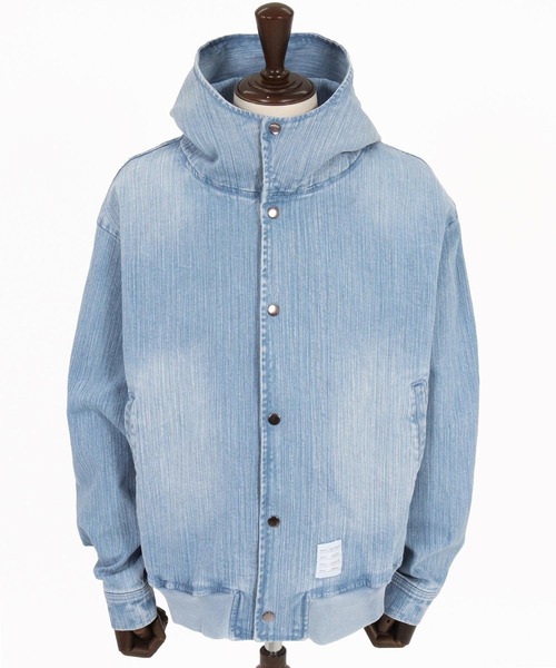 wjk reluxe パーカー mpa4184- Denim Hoodie デニムパーカー(WR26W-18