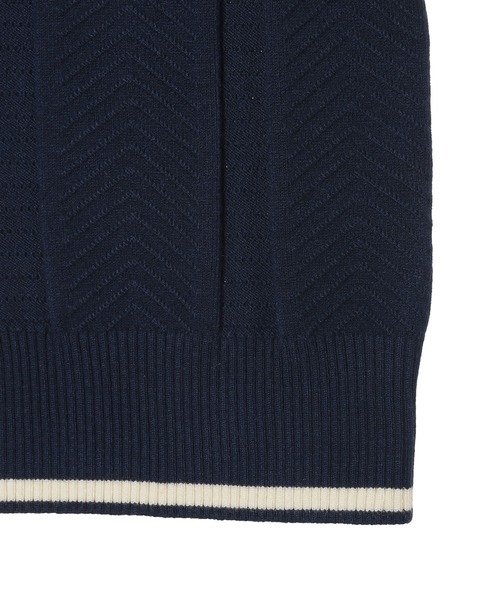 adidas（アディダス） ニット セーター CABLE KNIT CALI TEE POLO