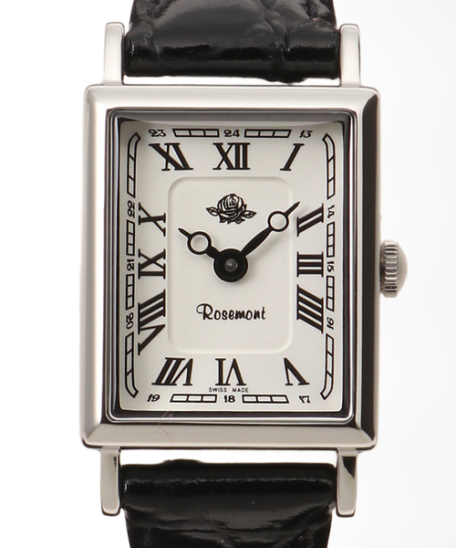 Rosemont B906 黒レザー腕時計 Rosemont（ロゼモン） 腕時計 レディース Rosemont N012-SWR BBK