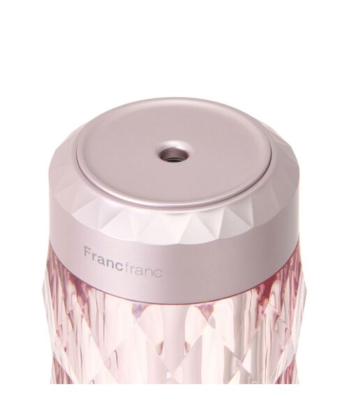 Francfranc（フランフラン） クリスタUSB加湿器 ピンク : ZOZOTOWN